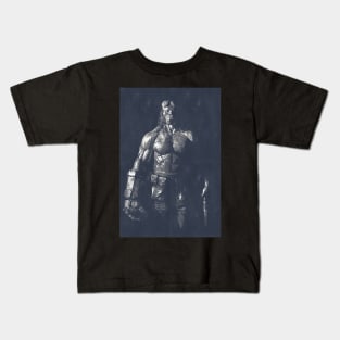 Hellboy Black and White Kids T-Shirt